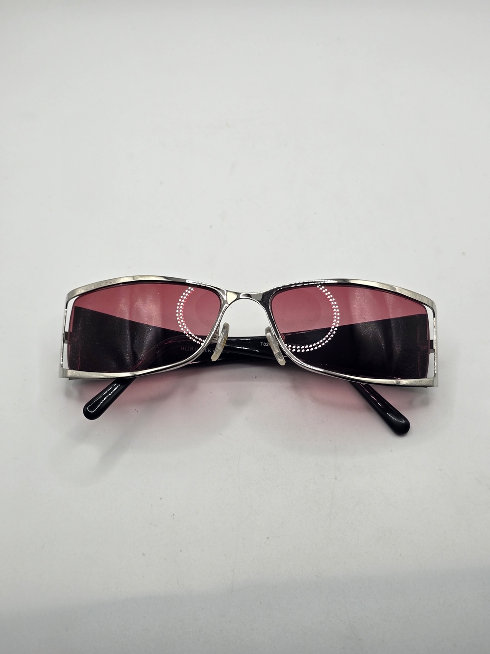 Burberry Slim Rectangular Sunglasses with Pink Gradient Lenses - Picture 7 of 7